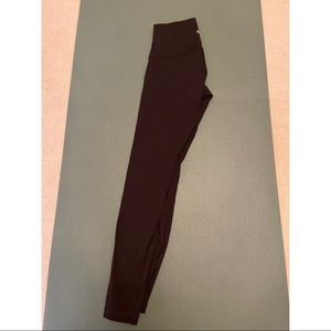Womens Black Leggings, Size 6, Lululemon